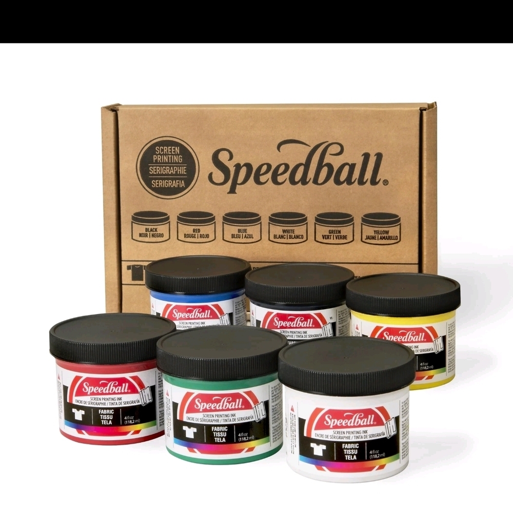 Fabric Screen Printing Ink Set - Multicolor